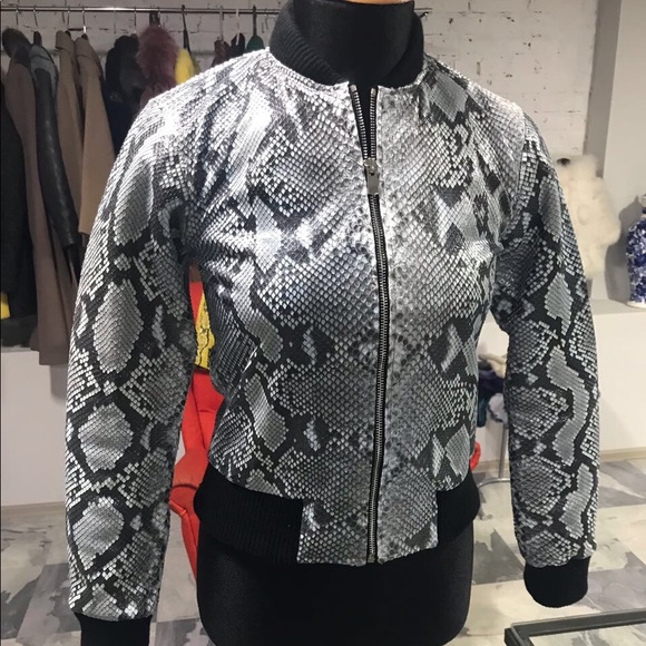 python jacket size XS new 100% real Python - Picture 2 of 3